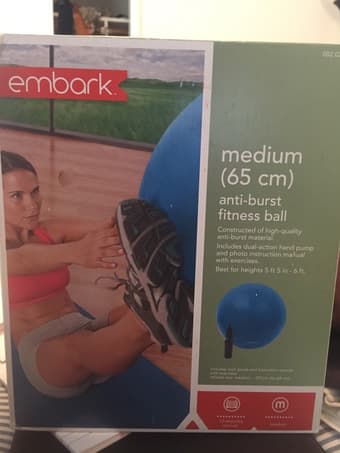 65cm Fitness Ball with Pump $10 1