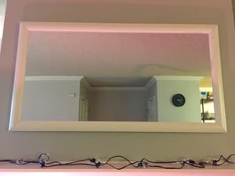 Large White Mirror - $25 1