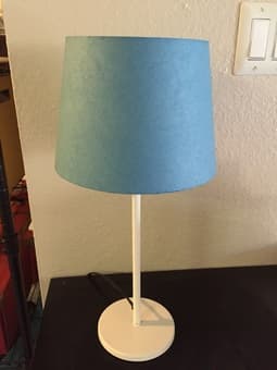 Small Blue Table Lamp - $5 1