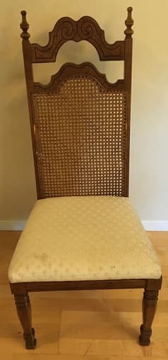 Wood Dining Table w/6 Chairs 3