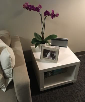 Beautiful White Sofa Table - $20 OBO 1