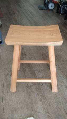2 Hardwood stools! - $100 2