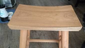 2 Hardwood stools! - $100 3