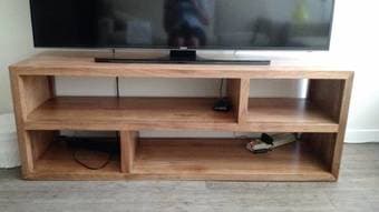 Metro Hardwood TV Stand, Moving Sale - $350 (mountain view) 2