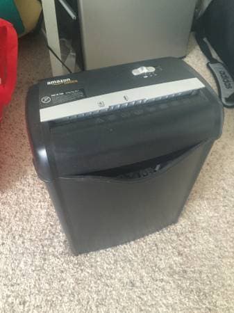 Selling plastic drawers, paper shredder, stools, and speakers 2