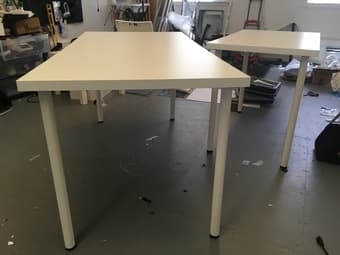Urgent! 2 Ikea tables/desk 3