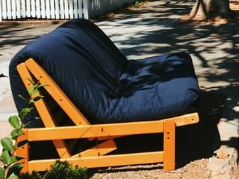 Folding futon - $90 1