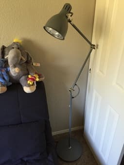 Like New Grey IKEA Floor Lamp - $30 2