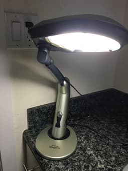 Desk lamp - powerful (27W) energy saving neon - $25 1
