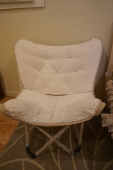 Side table, Foldable Chair, Bookshelf, each 25$ 3