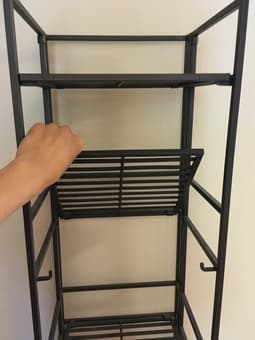 Metal shelves (collapsable) - 1