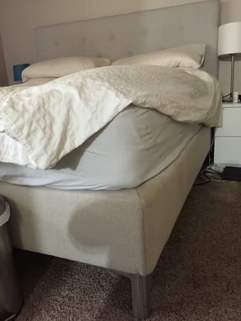 Ikea Super King Bed with Mattress - $800 1