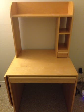 3-1 Desk, Bookshelf, and Side Table for Sale! $75 OBO 1
