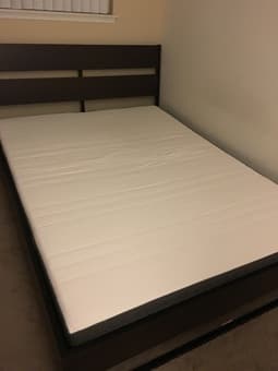 $150 Full Size Bed and Beddings For SaleFull 1