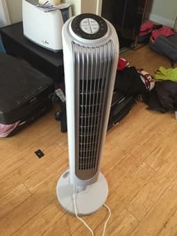 Tower Fan w/ Remote ($40) 1