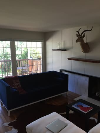 Master bedroom of beautiful 3br / 1ba house in Menlo Park - $1475 1