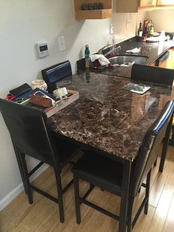Dining Table (w/ 4 Chairs) ($125) MUST SELL! 1