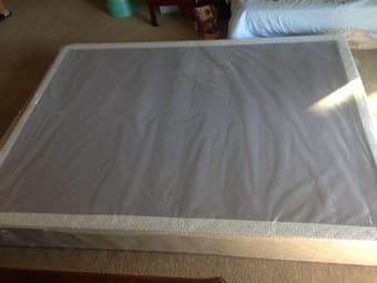 Queen size bed (mattress and box) 1