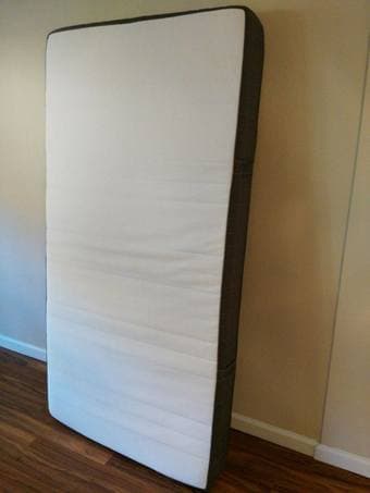 MOVING SALE – Like new IKEA Twin Mattress $98; Pillow+Duvet $15 2
