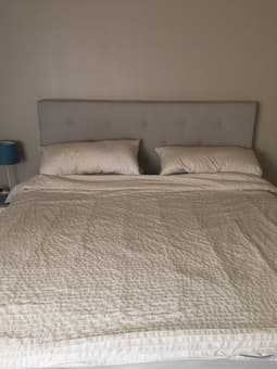 Stylish IKEA Super King Bed with Mattress - $500 2