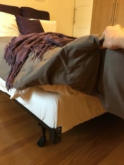 Full XL mattress, box spring and metal bed frame - for sale 1