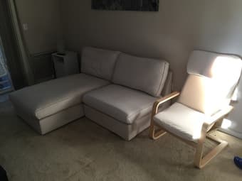 Ikea couch (Kivik Chaise + One-seat section) 1