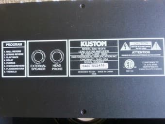 Guitar Amp Kustom 16 W DFX - $60 3