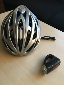 Bell helmet+ Stanford bike light for $25 1