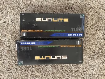 2 x Bike Inner Tubes - $5 1
