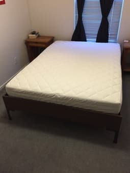 IKEA Full Bed Frame and Sultan Hanestad Mattress. $180 OBO 1