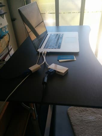 Height Adjustable Sit Stand Desk $180 2