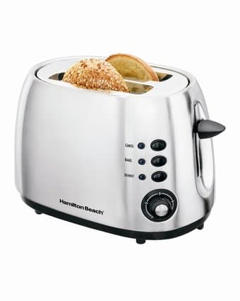 Hamilton Beach 2 slice toaster - $8 1