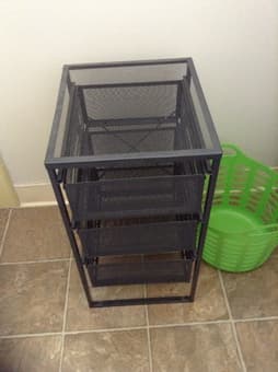 Bathroom/kitchen aluminim rack 15$ 1