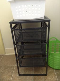 Bathroom/kitchen aluminim rack 15$ 3