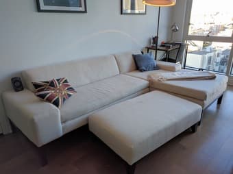 West Elm Lorimer Sectional Sofa - $900 1