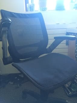 fancy mesh office chair, $40 1