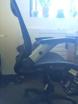 fancy mesh office chair, $40 2