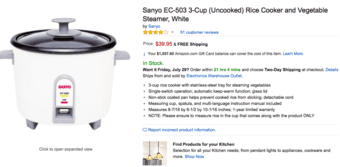 $10 Rice Cooker 1