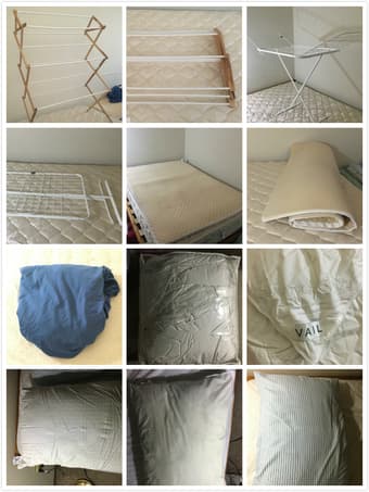 Moving Sale! ASAP!--Beds, dryer rack, fan, lamps, quits, pillows etc. 2