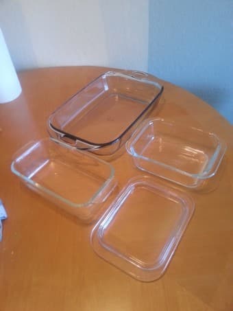 Plates for oven 10 1