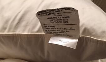 Ikea RÖDTOPPA full size comforter, Muji pillows, etc. $20 or $10 3