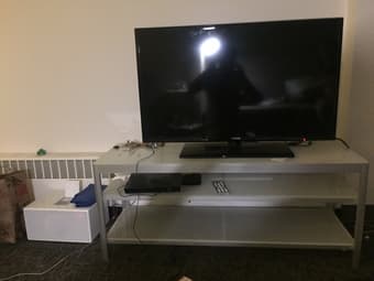 Matching Modern TV Stand and Side Table ($50 for both) 1