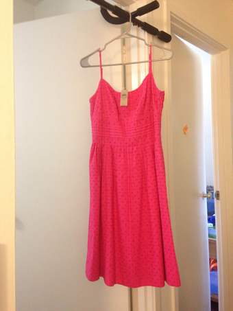 $25 Pink sundress, Ann Taylor, size 2, brand new with tag 1