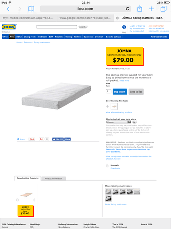 QUEEN mattress 60$ OBO 2