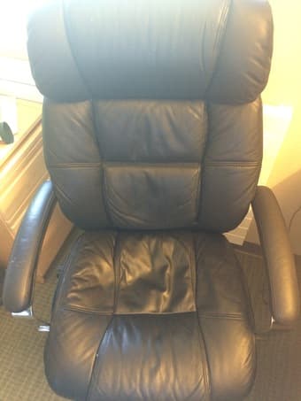 Leather desk chair for $90 ($200 value) 2
