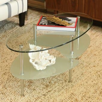 Beautiful glass coffee table only 40$ 1