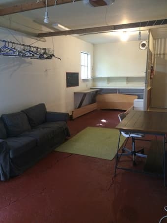$640 -- Semi-converted garage room in Mountain View Home 1