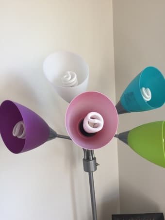 5 light Floor Lamp - $18 1