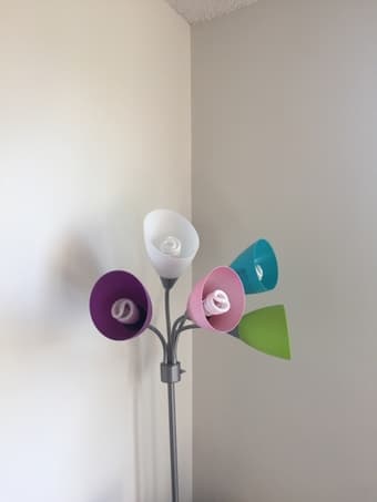 5 light Floor Lamp - $18 2