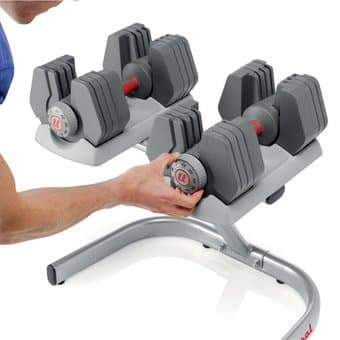 Adjustable dumbbell set with stand - 120$ (original price 330$) 1